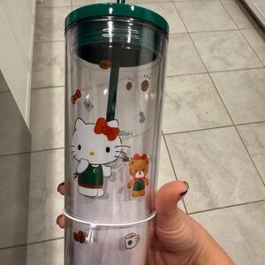 2025 HELLO KITTY CLEAR CUP LIMITED EDITION STARBUCKS